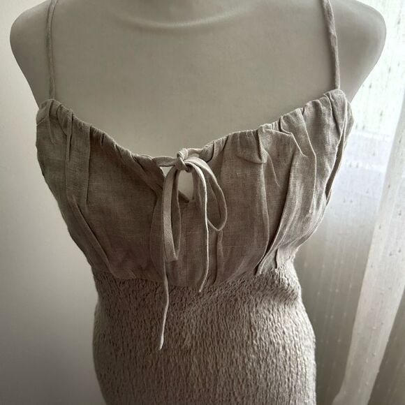 NWT J. Crew Sleeveless Fitted 100% Linen Dress - Picture 7 of 7